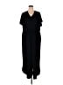 Mlle Gabrielle 100% Polyester Solid Black Jumpsuit Size 2X - photo 1