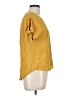 Mine Yellow Short Sleeve Blouse Size L - photo 4