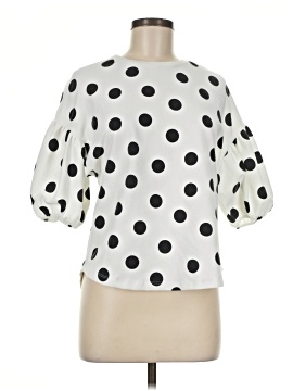 Zara W&B Collection 3/4 Sleeve Blouse