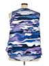 Avenue 100% Polyester Blue Sleeveless Blouse Size 22 Plus - photo 2