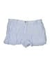 J.Crew 100% Linen Stripes Blue Shorts Size XL - photo 1