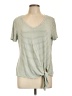 Matty M Green Short Sleeve Top Size L - photo 1