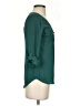 Candie's 100% Polyester Teal 3/4 Sleeve Blouse Size XS - photo 4