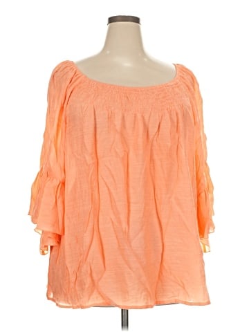 Cato 3/4 Sleeve Blouse (view 1)