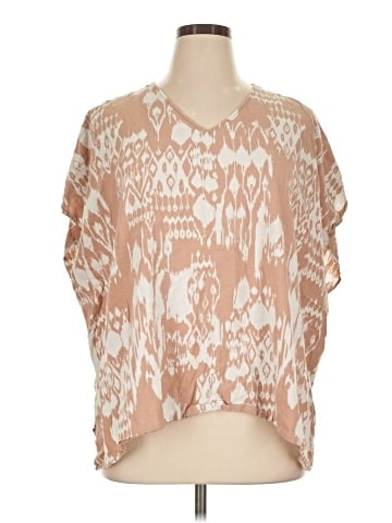 Anne Klein Short Sleeve Blouse (view 1)