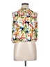 Rose + Olive White Sleeveless Blouse Size L - photo 1