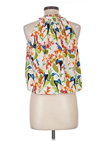 Rose + Olive Sleeveless Blouse (view 2)