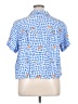 Disney 100% Lyocell Blue Short Sleeve Blouse Size 1X - photo 2