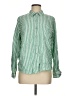Universal Thread Stripes Green Long Sleeve Button-Down Shirt Size M - photo 1