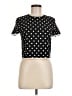 Maje Polka Dots Black Short Sleeve Top Size Med (2) - photo 1