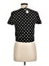 Maje Polka Dots Black Short Sleeve Top Size Med (2) - photo 2