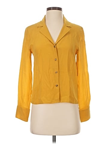Los Angeles Atelier & Other Stories Long Sleeve Silk Top (view 1)