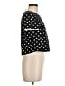 Maje Polka Dots Black Short Sleeve Top Size Med (2) - photo 4