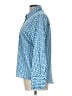 Zara Print Blue Long Sleeve Blouse Size L - photo 5