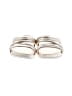 J/Slides Metallic Silver Sandals Size 8 - photo 2