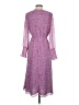 Halogen 100% Polyester Purple Casual Dress Size S - photo 2