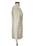 Dex 100% Acrylic Ivory Long Sleeve Top Size S - photo 4