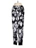 Rebecca Taylor 100% Silk Floral Black Silk Pants Size 2 - photo 1