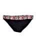 Sunsets Floral Black Swimsuit Bottoms Size 16 - photo 1