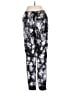 Rebecca Taylor 100% Silk Floral Black Silk Pants Size 2 - photo 2