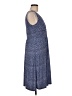 Chaps Polka Dots Blue Casual Dress Size M - photo 4