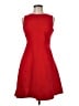 SPANX Solid Red Cocktail Dress Size M - photo 1