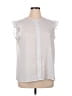 Anne Klein 100% Polyester White Sleeveless Blouse Size XL - photo 1