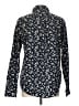 L.L.Bean 100% Cotton Floral Blue Long Sleeve Blouse Size L - photo 2