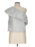 Lush 100% Cotton Gray Sleeveless Top Size L - photo 1