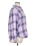 St. John's Bay Plaid Purple Long Sleeve Button-Down Shirt Size XL - photo 4