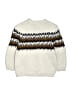 Zara Chevron-herringbone Ivory Pullover Sweater Size 8 - photo 2