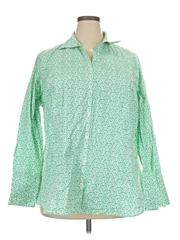 Lands' End Long Sleeve Button-Down Shirt (view 1)