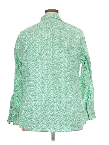 Lands' End Long Sleeve Button-Down Shirt (view 2)