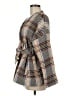 Kal Rieman Plaid Gray Wool Coat Size M - photo 5