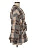 Kal Rieman Plaid Gray Wool Coat Size M - photo 4