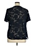 Van Heusen 100% Polyester Camo Black Short Sleeve Blouse Size XL - photo 2