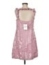 Ganni 100% Polyester Pink Cocktail Dress Size EU 40 / US 10 - photo 2