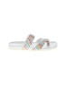 Franco Sarto Stripes White Sandals Size 8 - photo 1