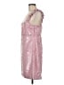 Ganni 100% Polyester Pink Cocktail Dress Size EU 40 / US 10 - photo 5
