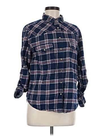 Jachs Girlfriend Long Sleeve Button-Down Shirt (view 1)