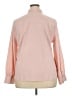 Chico's Solid Pink Long Sleeve Button-Down Shirt Size XXL (4) - photo 2