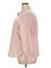 Chico's Solid Pink Long Sleeve Button-Down Shirt Size XXL (4) - photo 5