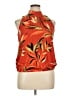 DR2 100% Rayon Orange Sleeveless Blouse Size XL - photo 1