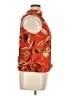 DR2 100% Rayon Orange Sleeveless Blouse Size XL - photo 4