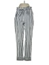 Zara Basic 100% Cotton Stripes Blue Casual Pants Size XS - photo 1
