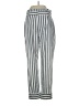 Zara Basic 100% Cotton Stripes Blue Casual Pants Size XS - photo 2