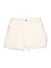 Madewell Solid Ivory Denim Shorts Size 31 waist - photo 1