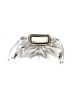 Maje 100% Leather Metallic Silver Leather Clutch One size - photo 1