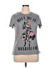 Disney Floral Gray Short Sleeve T-Shirt Size XL - photo 1