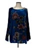 Johnny Was Blue Long Sleeve Blouse Size L - photo 1
